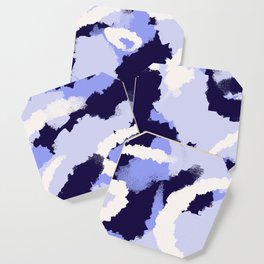 Purple spots pattern - Similar animal print Coaster