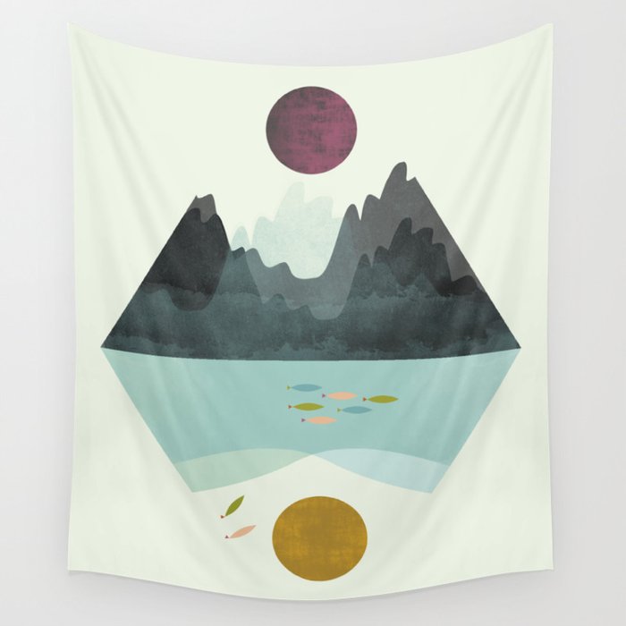 Storm and Calm Wall Tapestry