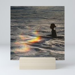 Sunset Surfer Mini Art Print