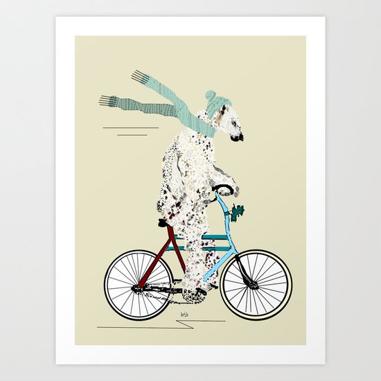 polar bear days Art Print