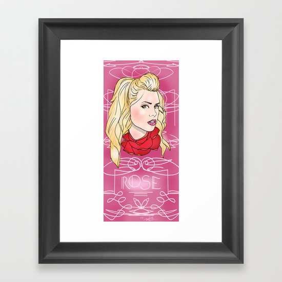 Rose Tint My World Framed Art Print