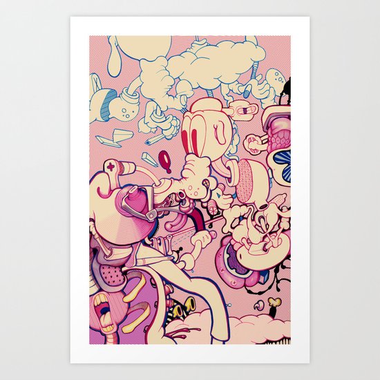 Up in the Air Art Print