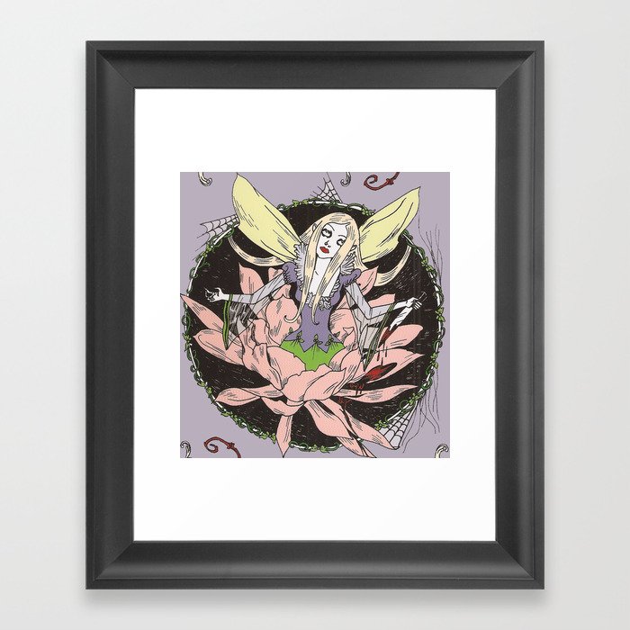 Frightful Fairy Framed Art Print