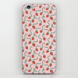 Curly Strawberry pattern  iPhone Skin