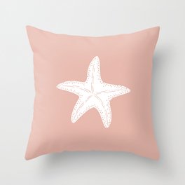 Emvency Set of 2 Throw Pillow Covers Beach Ocean Coastal Orange Black and Blue Starfish Decorative Pillow Cases Home Decor Standard Square 18x18 Inches Summer White Pillowcases 
