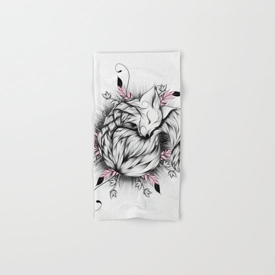 Little Fox Pink Version Hand & Bath Towel