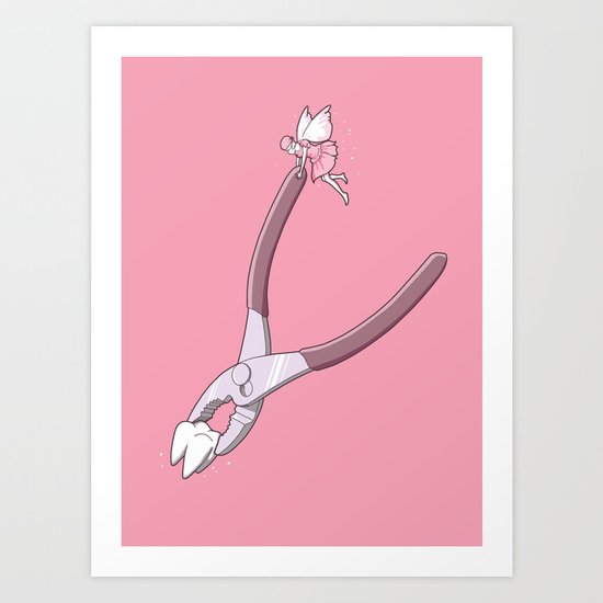 Impatient (Pink) Art Print