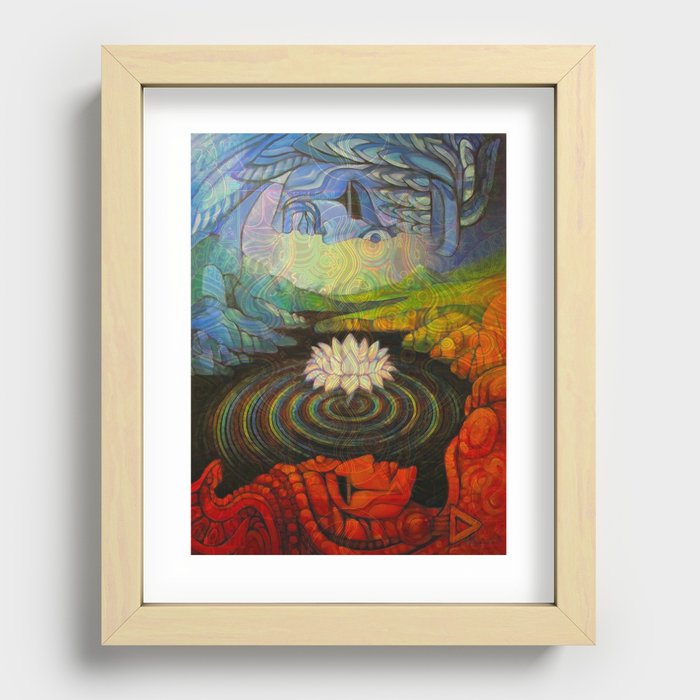Earth-and-Sky Recessed Framed Print