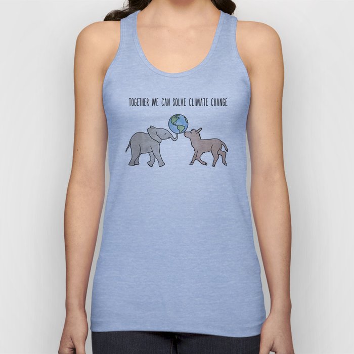 Together We Can Solve Climate Change Tank Top