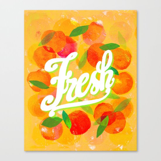 freshly hot Canvas Print