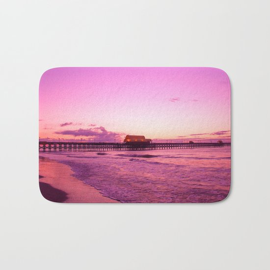 Sunrise at Apache Pier Myrtle Beach Bath Mat