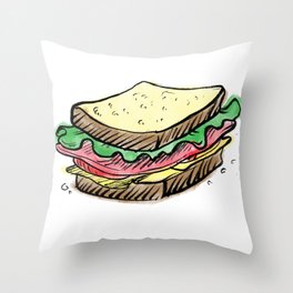 Sandwich Throw Pillow