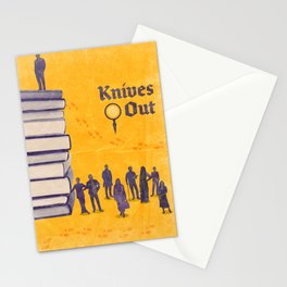 Knives Out Art Stationery Cards