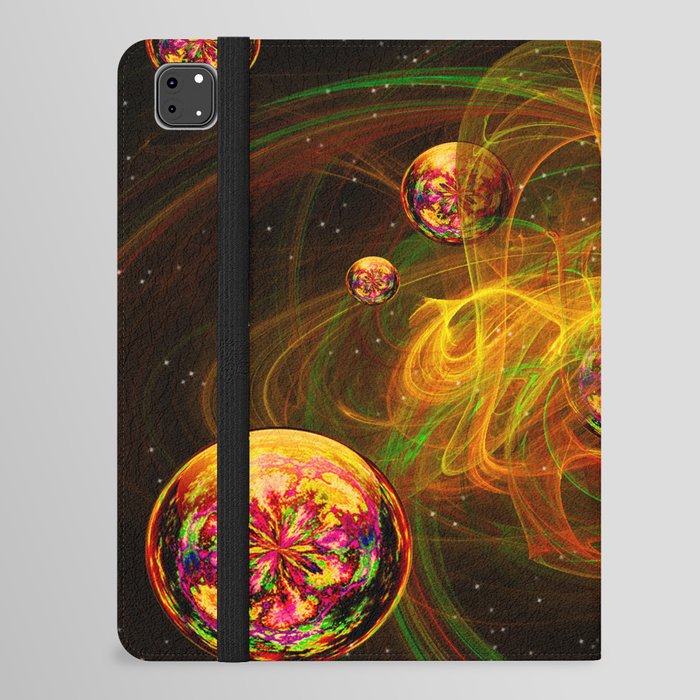 Chaos creating Universe Abstract Fantasy iPad Folio Case