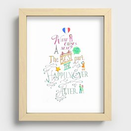 The Happily Ever After Recessed Framed Print