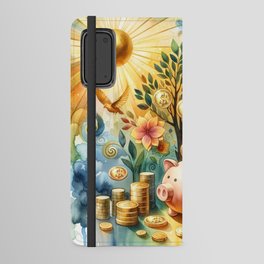 Abundance in Bloom Android Wallet Case