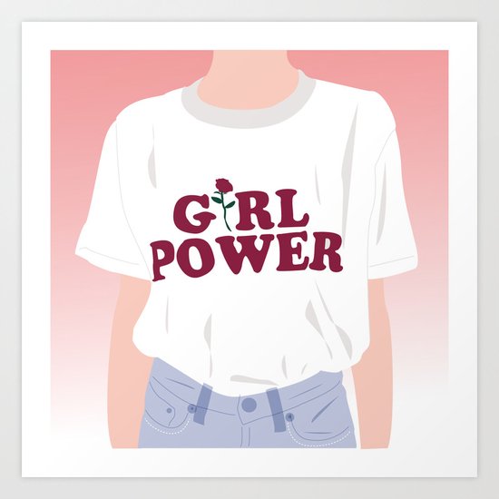 GIRL POWER Art Print