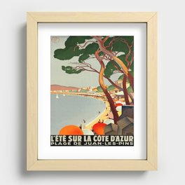 Vintage poster - Cote D'Azur, France Recessed Framed Print