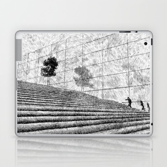 Fingerprint - Stairway Laptop & iPad Skin