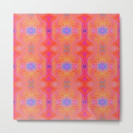 Varietile 42 (Repeating 1) Metal Print | Painting, Lsd, Patternopart, Abstract, Psychedelic, Digital, Colourful, Acrylic, Vibrant, Hallucinatory 