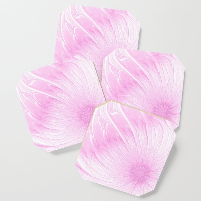 Pink Spring Flower Abstract Digital Painting Cute Floral