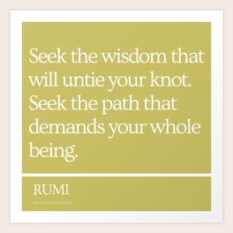 Rumi Art Prints For Any Decor Style Society6