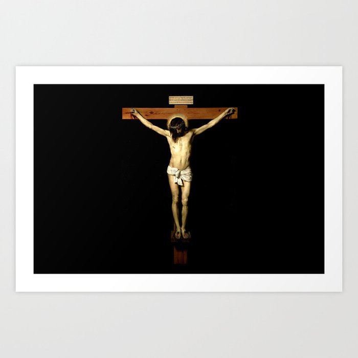 picture of Jesus  III – Velasquez -Christ Crucified 1632 - Art Print