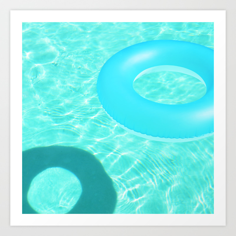 Pool Rings In Palm Springs Abstract Minimalist Photography Art