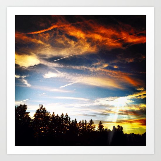 Sunset Art Print