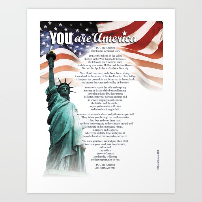 YOU Are America Art Print