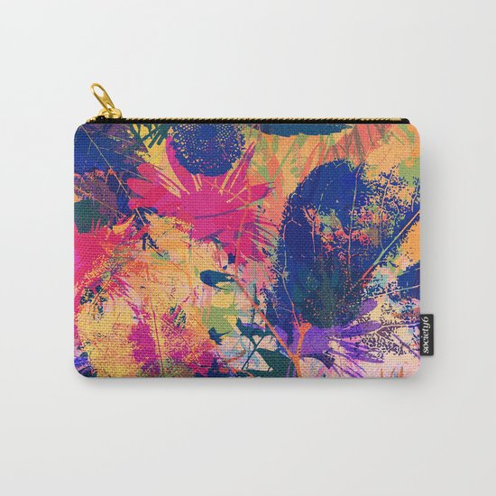 Colorful abstract leaves 2 Carry-All Pouch