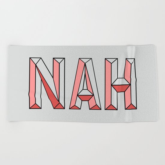 NAH. Beach Towel