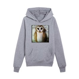 Caramel Barn Owl - Wise Owl Collection Kids Pullover Hoodies