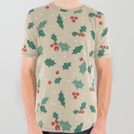 Christmas Pattern 30 All Over Graphic Tee