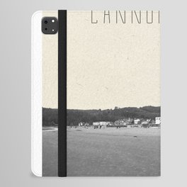 Cannon Beach Oregon | Black and White Minimalism iPad Folio Case