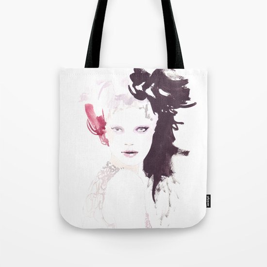 Fashion illustration in watercolors Tote Bag