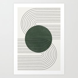 New Greeny Balance Art Print