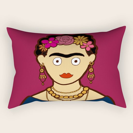 Frida Kahlo Rectangular Pillow
