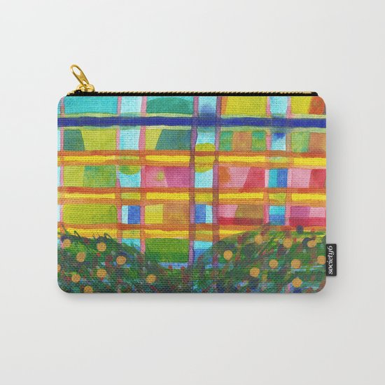 Tree In Front Of A Building Carry-All Pouch