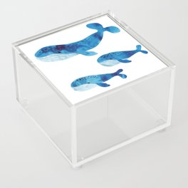 Cute Whale Family Acrylic Box