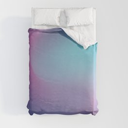 Aurora Ice Purple/Blue Gradient Mesh Duvet Cover
