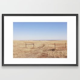 Wide Open Spaces x Montana Landscape Photography x Big Sky Country Framed Art Print