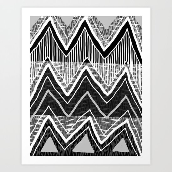 Sunchoke #5 // Black + White Version Art Print