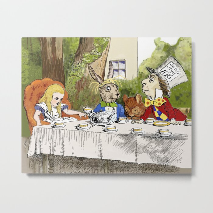 Lewis Carroll Alice S Adventures In Wonderland Metal Print By