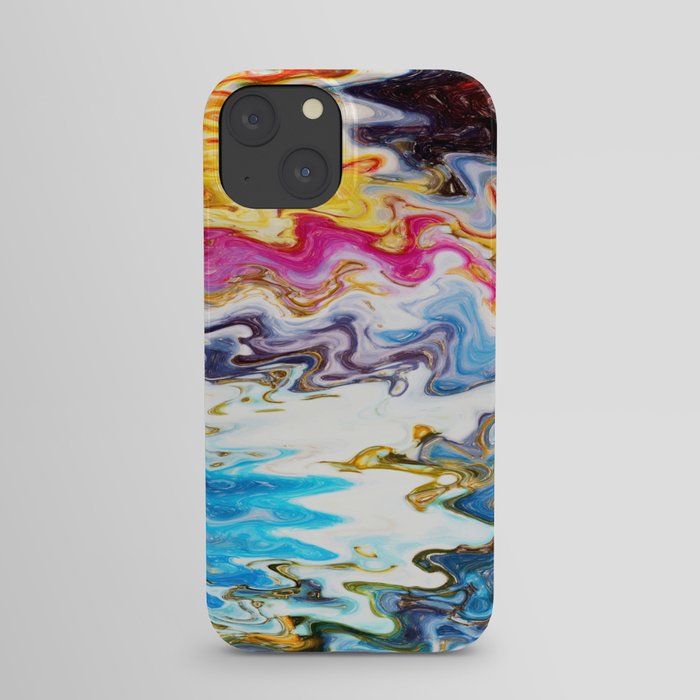 Psychedelic Fluid Paint Artwork iPhone Case