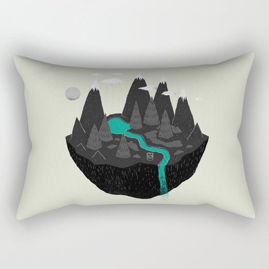 island. Rectangular Pillow