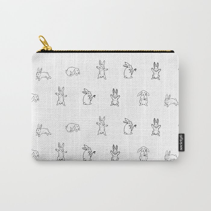 Bunnies pattern Carry-All Pouch