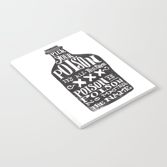 PICK YOUR POISON - REVERSE Notebook