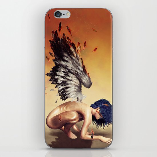 Fallen angel iPhone & iPod Skin