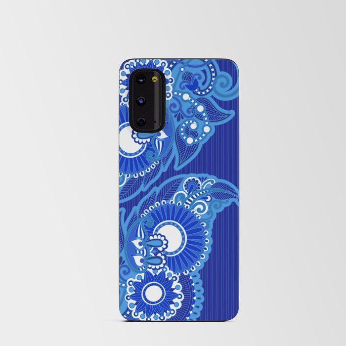 Paisley Ornament - Blue Palette Android Card Case